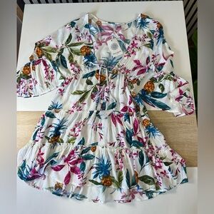 NWT BLUE ISLAND Swimsuit cover-up Sz Med